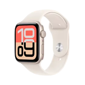 Apple Watch SE GPS Gen.3, 44мм, Starlight, Спортивный ремешок Starlight, M/L — Изображение №1 Apple Watch SE GPS Gen.3, 44мм, Starlight, Спортивный ремешок Starlight, M/L — Изображение №1