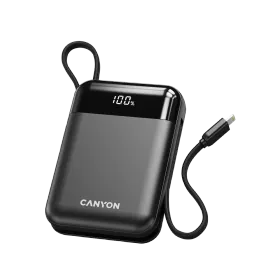 CANYON Power Bank, 10000 mAh, Black — Image №1