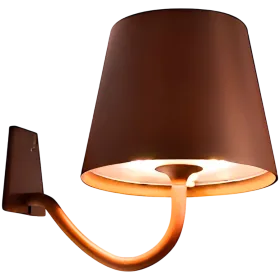 ZAFFERANO POLDINA WALL LAMP 110x140x157mm. MATT RUST 2.2W LED 185/203 lm. — Image №1