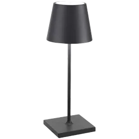 ZAFFERANO POLDINA MINI PRO TABLE LAMP 111x300mm. DARK GRAY 2.2W LED 185/203lm. — Изображение №1