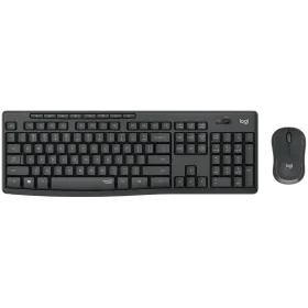LOGITECH MK295 Silent Keyboard, Wireless, Graphite, Greek — Image №1