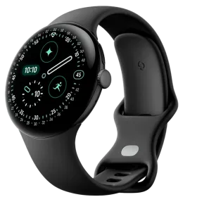 GOOGLE Pixel Watch 4 Smart Watch, 45mm, Black — Image №1