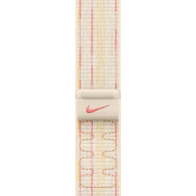 APPLE 46mm Nike Sport Loop Band Extension Nike Sport Loop Starlight/Pink for Apple Watch 44/46 mm — Image №1