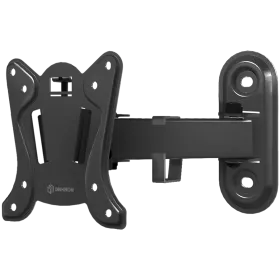 ONKRON Full Motion Roto TV Wall Mount for 10 to 35-inch Flat Panel TVs Digital Panels 20 kg, Black — Image №1