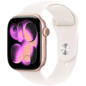 Apple Watch Series 11 GPS, 46χιλ., Rose Gold Aluminium, Light Blush Sport Band, M/L — Εικών №1 Apple Watch Series 11 GPS, 46χιλ., Rose Gold Aluminium, Light Blush Sport Band, M/L — Εικών №1