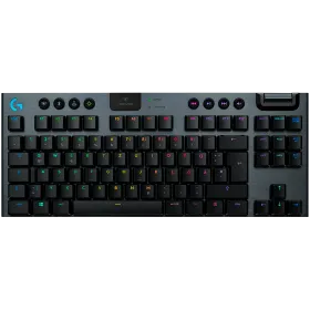 Πληκτρολόγιο LOGITECH G915, Ασύρματο, Carbon, Διεθνή Αγγλικά (Γραμμικός διακόπτης) — Εικών №1