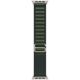 APPLE Band Alpine Loop S, Natural Titanium Finish Dark Green for Apple Watch 44/45/46/49 mm — Image №1