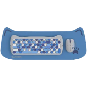 CANYON HSET-W6 Keyboard, Wireless, Blue — Image №1