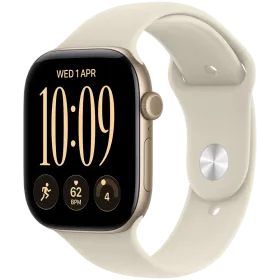 Apple Watch Series 12 GPS, 42χιλ., Light Gold, Sand Sport Band, M/L — Εικών №1
