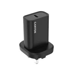 CANYON OnCharge 30CL UK Power Adapter USB-C, 30 W, Black USB Type C — Image №1
