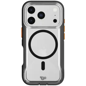 TECH21 Προστατευτική θήκη EvoPro με MagSafe, Σαφής Μαύρος for iPhone 17 Pro — Εικών №1