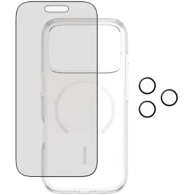 PANZERGLASS Case 3-in-1 Flagship Privacy Bundle with MagSafe, Clear for iPhone 17 Pro — Image №1