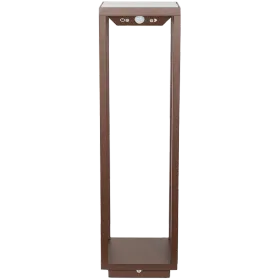 ZAFFERANO HOME SOLAR FLOOR LAMP 140x140x500mm. 2.2W - IP54 - CORTEN — Εικών №1