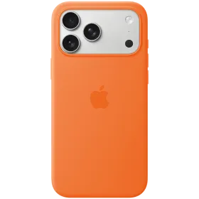 APPLE Silicone Case with MagSafe, Orange for iPhone 17 Pro Max — Image №1