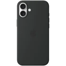 APPLE Θήκη Silicone Case with MagSafe με MagSafe, Μαύρος for iPhone 16 Plus — Εικών №1