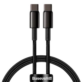 BASEUS USB-C Кабель, 1 m, Black — Изображение №1