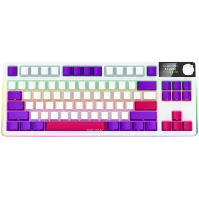 LORGAR KBP70TKLW Gaming Keyboard, Wireless, White, EN — Image №1