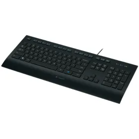 Keyboard LOGITECH K280E Business, Wired, Black, INT EN — Image №1