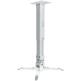 ONKRON Кронштейн для крепления проектора на потолок с регулировкой высоты до 10 кг, белый — Изображение №1