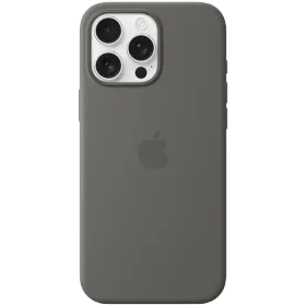 APPLE Чехол Silicone Case с MagSafe, Stone Gray для iPhone 16 Pro Max — Изображение №1