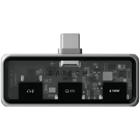 SATECHI USB Type C Hub, Space Gray — Image №1