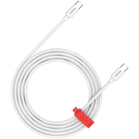 Power delivery USB-C Cable CANYON, 1.2 m, White — Image №1