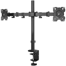 ONKRON Dual Monitor Stand for 2 Screens 13" to 32" up to 16 kg, Black — Image №1