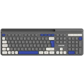 CANYON HKB-W03 Keyboard, Wireless, Gray — Image №1