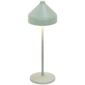 ZAFFERANO AMELIE PRO TABLE LAMP 120x340mm. PAINTED GREEN LEAF 3.0W LED 95-130lm. — Εικών №1