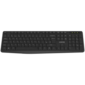 CANYON KB-W01 Keyboard, Wireless, Black — Image №1