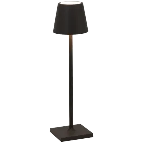 ZAFFERANO POLDINA PRO MICRO TABLE LAMP 70x275mm. MATT BLACK - 1.8W - DYNAMIC WHITE- — Image №1