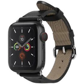 NATIVE UNION Classic Strap for Apple Watch (42mm / 44mm) Band CLASSIC STRAP Black for Apple Watch 42 mmApple Watch 44 mmApple Watch 45 mm 42/44/45 mm — Image №1