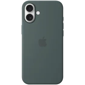 APPLE Θήκη Silicone Case with MagSafe με MagSafe, Lake Green for iPhone 16 Plus — Εικών №1