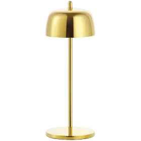 ZAFFERANO CIRCE PRO TABLE LAMP 110x300mm. SHINY GOLD 2.2W LED 133/154lm. — Εικών №1
