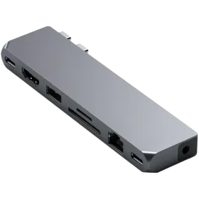 SATECHI Pro Hub Max Multiport Adapter  Space Gray — Image №1