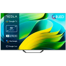 TESLA Смарт ТВ, QLED, 75", UHD, Серый — Изображение №1
