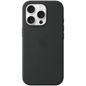 APPLE Silicone Case with MagSafe, Black for iPhone 16 Pro — Image №1