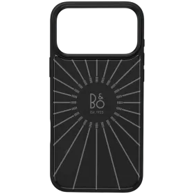 B&O BY ASBIS Case Glass version with MagSafe, Black Anthracite for iPhone 17 Pro Max — Image №1