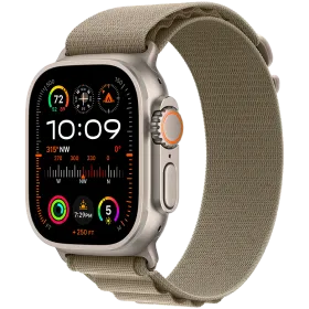 Apple Watch Ultra 2 2024, 49mm, Natural, Olive Alpine Loop, M — Image №1