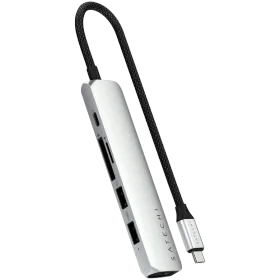 SATECHI  Slim 6 Multiport  Multiport Adapter  Silver — Image №1