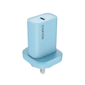 CANYON OnCharge 30CL UK Power Adapter USB-C, 30 W, Blue USB Type C — Image №1