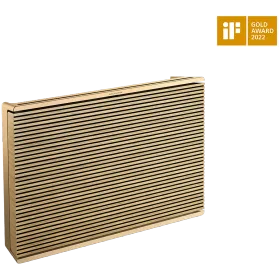 BANG & OLUFSEN Beosound Level Portable Speaker, Gold Tone Aluminium/Light Oak — Image №1