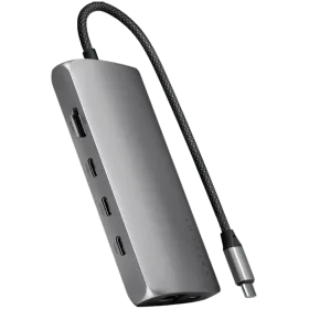 SATECHI  Multiport Adapter USB-C Multiport Adapter 8K with Ethernet V3 Space Gray — Image №1