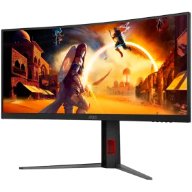 AOC Monitor LED ( 3440x1440, VA) Black/Red — Image №1