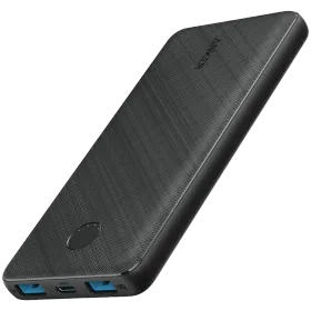 Power Bank ANKER, 10000 χιλιοστά της ώρας, Μαύρο (A1247G11) — Εικών №1