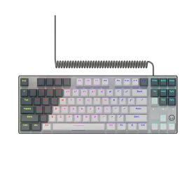 LORGAR Azar 514 TKL Gaming Keyboard, Wired, White, EN — Image №1