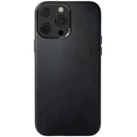 DECODED Case Leather Case with MagSafe, Black for iPhone 13 Pro — Image №1