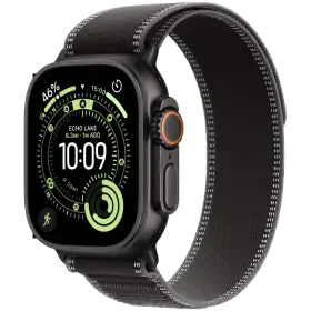 Apple Watch Ultra 3, 49mm, Black, Black/Charcoal Trail Loop, S/M — Image №1 Apple Watch Ultra 3, 49mm, Black, Black/Charcoal Trail Loop, S/M — Image №1