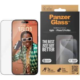 PANZERGLASS Защитное стекло  для iPhone 15 Pro Max — Изображение №1