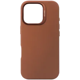 DECODED Case Leather Case with MagSafe, Tan Brown for iPhone 16 Pro — Image №1